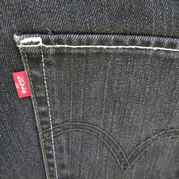 Levi's 511 Skinny Jeans Men's Size 30x30 Black Denim Cotton - Picture 6 of 8